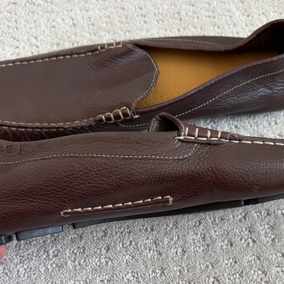 Cole Haan Dark Brown Leather Slip-On Loafers Men’s Size 12 M